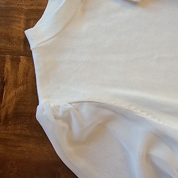 🎉Host Pick 🎉 Cece bow neck Chiffon sleeve sweater top - Picture 4 of 11